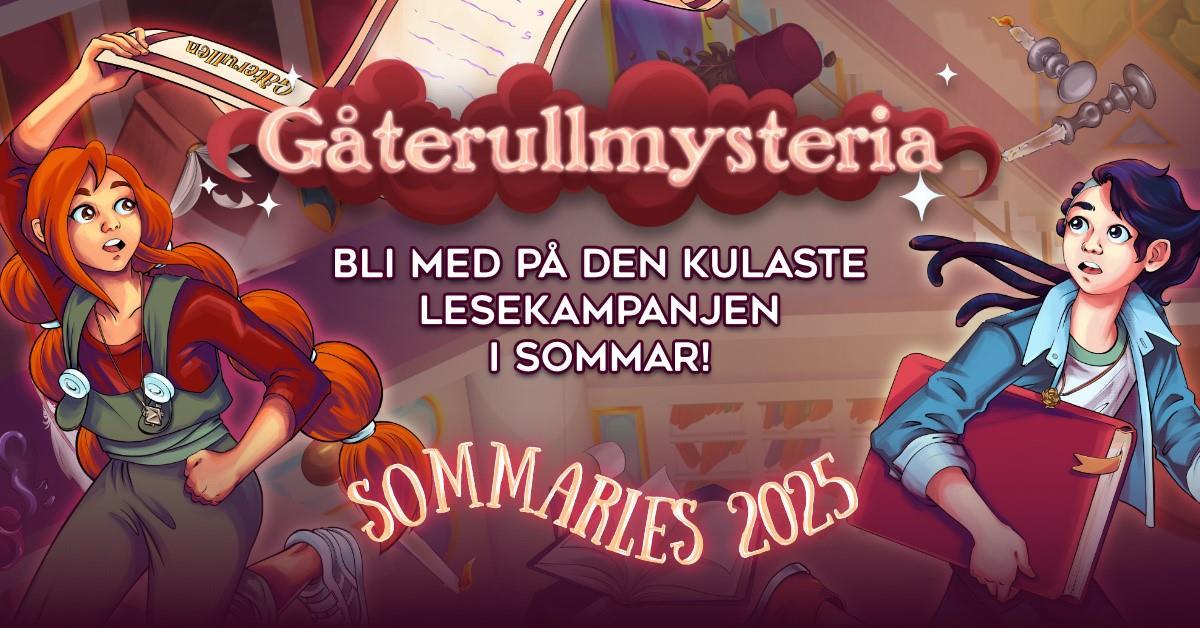 Plakat med reklame for Sommarles. - Klikk for stort bilete