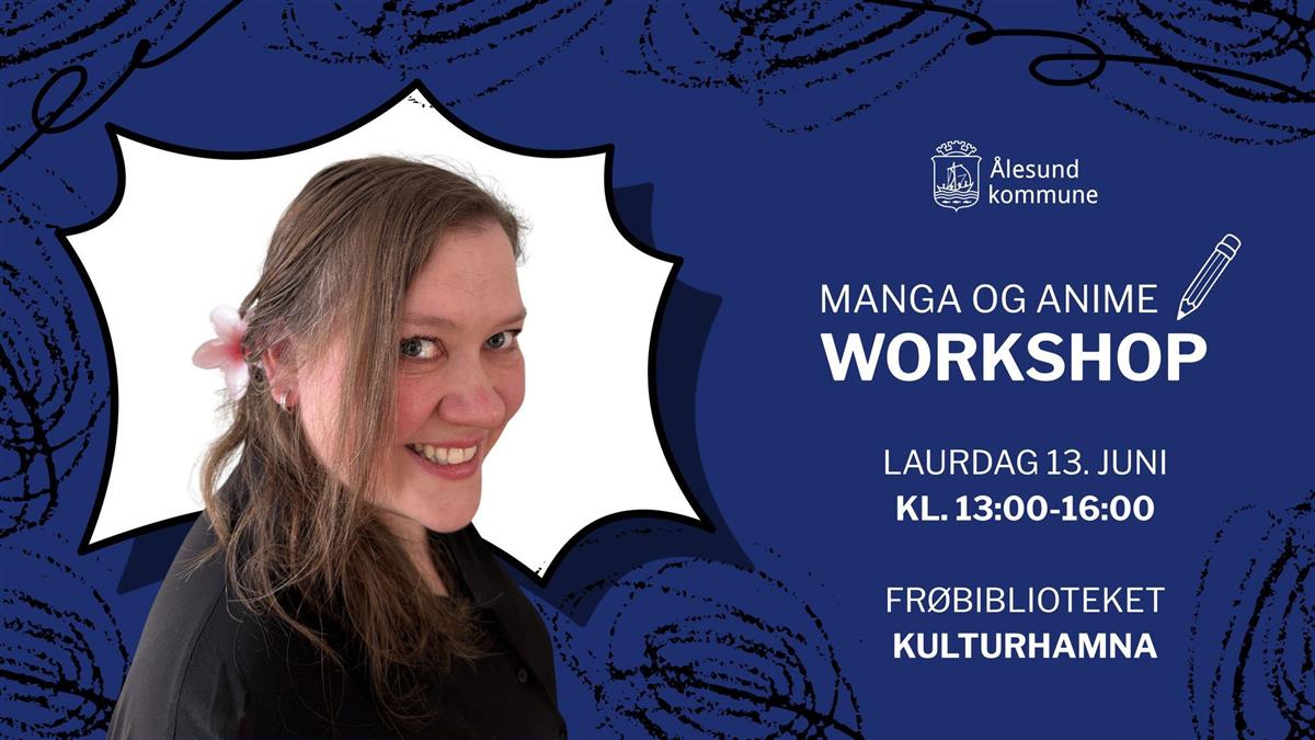 Manga og anime workshop i kulturhavna laurdag 13. juni 13 - 15